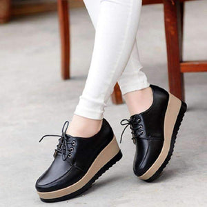 Planet Gates High Heel Women Shoes 2018 Women Genuine Leather Casual Shoes Breathable Fashion Waterproof Wedges Platform Shoes Women Sneaker