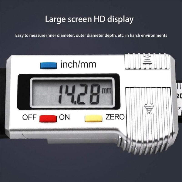 High-Precision Digital Tread Depth Gauge Tire Pressure Wear Detection Meter Measurer For Cars Trucks Tools Electronic Caliper