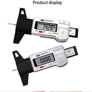 High-Precision Digital Tread Depth Gauge Tire Pressure Wear Detection Meter Measurer For Cars Trucks Tools Electronic Caliper