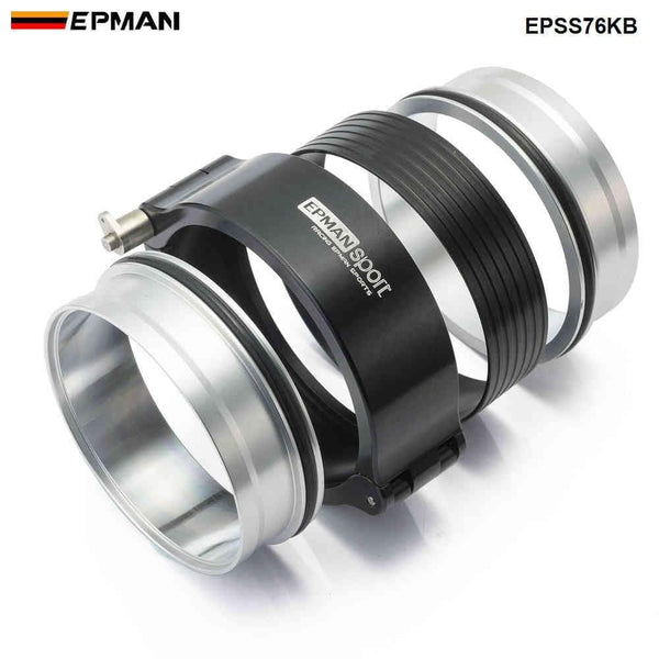 Planet Gates High Press Aluminium Release Clamps V Band HD Clamp for 3" OD Throttle Body Intercooler Pipe Turbo System EPSS76KB