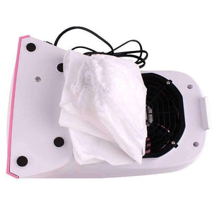 Planet Gates High Quality 10Pcs/Set Non-woven Replacement Bags For Nail Art Dust Suction Collector Elastic Cord Nails Arts Salon Tools