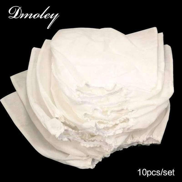 Planet Gates High Quality 10Pcs/Set Non-woven Replacement Bags For Nail Art Dust Suction Collector Elastic Cord Nails Arts Salon Tools