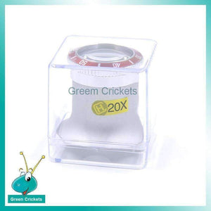 Planet Gates High Quality 20X Watch Repair Eye wear Loupe Jeweller Optical Glass Magnifier Magnifying Len Watch Tool