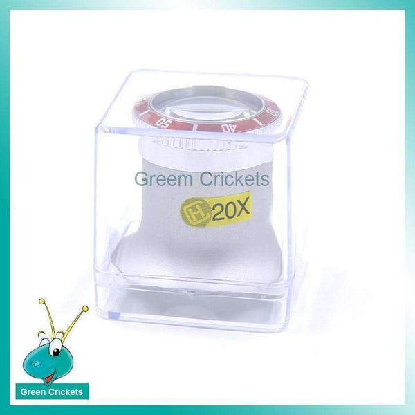 Planet Gates High Quality 20X Watch Repair Eye wear Loupe Jeweller Optical Glass Magnifier Magnifying Len Watch Tool