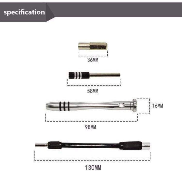 Planet Gates High Quality 54 Bit Driver Kit 57 In 1 Precision torx Screwdriver Set Repair Tool Hand Tools for Phone 4s/5s iPad Pc