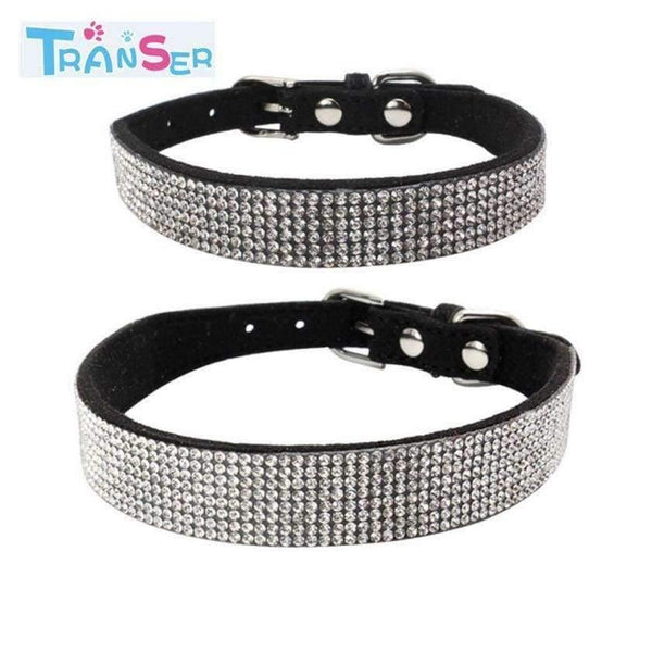 Planet Gates High quality Bling Dog Collar Sparkly Rhinestone Studded Small Medium Dog Adjustable Collar Pet Product 11Jan12