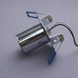 Planet Gates High quality chrome plating Ceramic lamp base E27 concealed installation Ceiling lighting lampholder Lighting Accessories 5pcs