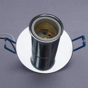 Planet Gates High quality chrome plating Ceramic lamp base E27 concealed installation Ceiling lighting lampholder Lighting Accessories 5pcs