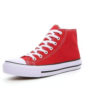 Planet Gates High Quality Classic Women Canvas Shoes 2018 new autumn High Top Flats Women Vulcanized Shoes Factory Outlet Female Casual Shoes