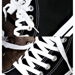 Planet Gates High Quality Classic Women Canvas Shoes 2018 new autumn High Top Flats Women Vulcanized Shoes Factory Outlet Female Casual Shoes