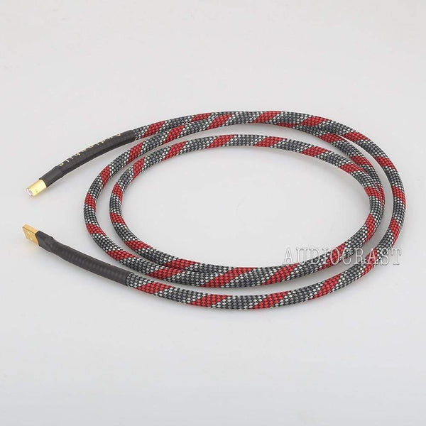 Planet Gates High Quality Hi-End A26 OCC silver plated USB audio cable data USB cable DAC USB hifi cable A-B usb cable