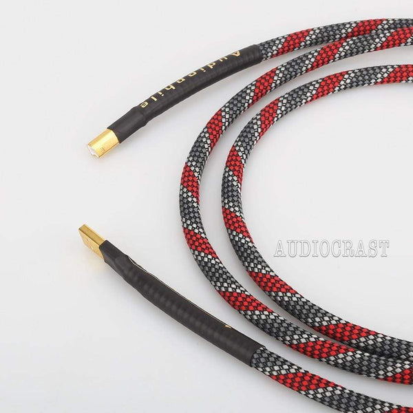 Planet Gates High Quality Hi-End A26 OCC silver plated USB audio cable data USB cable DAC USB hifi cable A-B usb cable