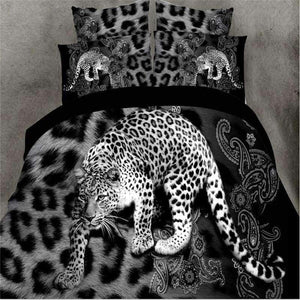 Planet Gates High quality luxury 3d Tiger wolf bedding set western style Home textiles bed linen quilt cover pillowcase bedspread