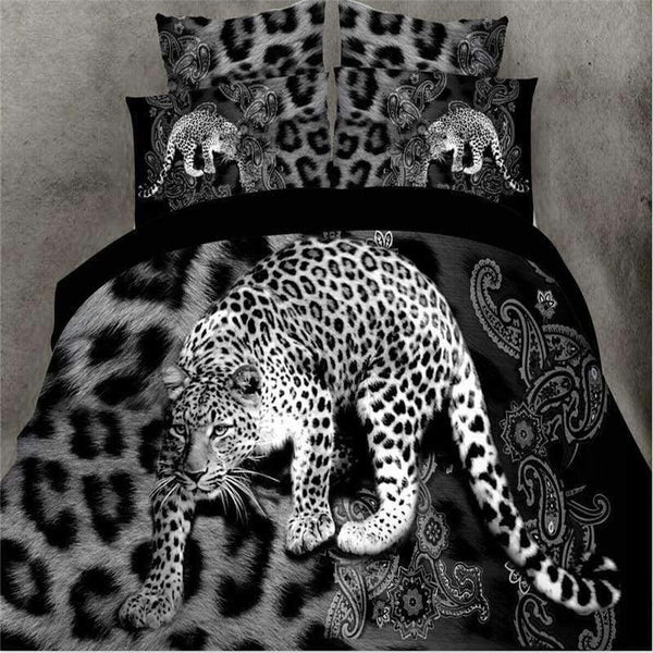 Planet Gates High quality luxury 3d Tiger wolf bedding set western style Home textiles bed linen quilt cover pillowcase bedspread