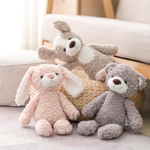 Planet Gates High Quality Soft Long legs Bunny Teddy Bear Dog Elephant Unicorn Stuffed Cartoon Animals Baby Appease toy doll toy for Children