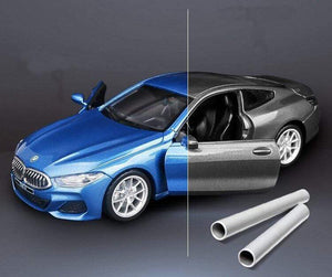 Planet Gates High Simulation 1:32 M850i Alloy Car Model Diecast Vehicles Metal Toy Car Sound light Pull Back Car For Kids Gift Collection