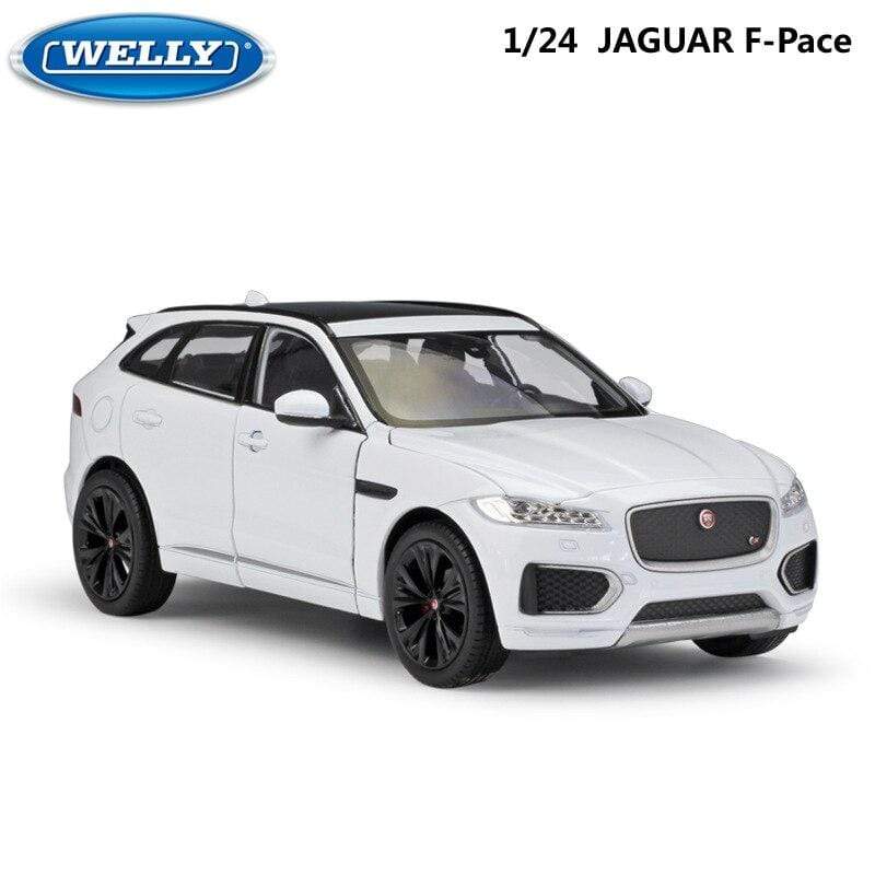 Planet Gates High Simulation WELLY Diecast Model Car 1:24 Scale Car Toy JAGUAR F-Pace SUV Metal Alloy Toy Car For Children Gift Collection
