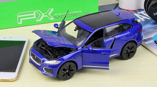 Planet Gates High Simulation WELLY Diecast Model Car 1:24 Scale Car Toy JAGUAR F-Pace SUV Metal Alloy Toy Car For Children Gift Collection