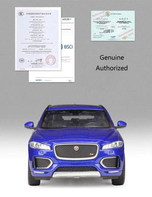 Planet Gates High Simulation WELLY Diecast Model Car 1:24 Scale Car Toy JAGUAR F-Pace SUV Metal Alloy Toy Car For Children Gift Collection