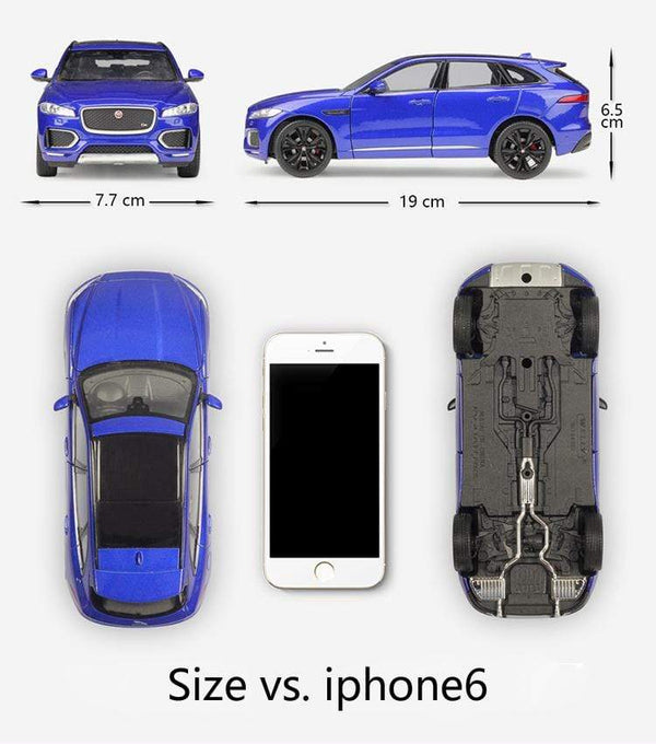 Planet Gates High Simulation WELLY Diecast Model Car 1:24 Scale Car Toy JAGUAR F-Pace SUV Metal Alloy Toy Car For Children Gift Collection