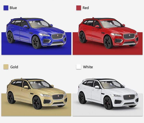 Planet Gates High Simulation WELLY Diecast Model Car 1:24 Scale Car Toy JAGUAR F-Pace SUV Metal Alloy Toy Car For Children Gift Collection