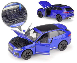 Planet Gates High Simulation WELLY Diecast Model Car 1:24 Scale Car Toy JAGUAR F-Pace SUV Metal Alloy Toy Car For Children Gift Collection