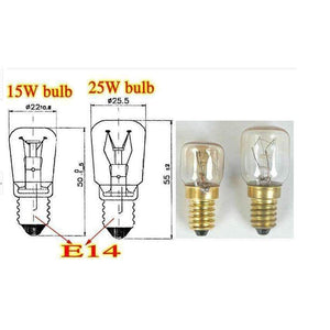 Planet Gates High temperature 15W / 25W  300 Degree SES E14 OVENS toaster/ steam edison filament LIGHT BULBS / COOKER HOOD LAMPS 220v - 240v