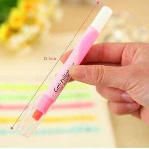 Planet Gates Highlighter pen lot yellow blue fluorescent paint Office School Supplies Pens Pencils Writing Supplies Markers Highlighters