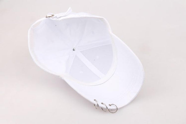 Planet Gates Hip Hop Women's Baseball Cap With Ring Circle Snapback Hats For Men Women Unisex Dad Hat Adjustable Kpop Korean Style Gorra