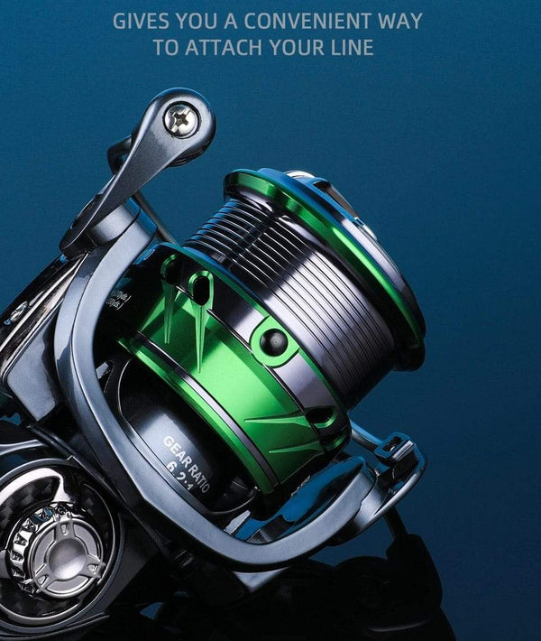 Planet Gates HJ series 7BB Stainless steel bearing 6.2:1 Fishing Reel  Drag System 17lbs Max Power Spinning Wheel Fishing Coil