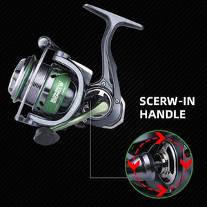 Planet Gates HJ series 7BB Stainless steel bearing 6.2:1 Fishing Reel  Drag System 17lbs Max Power Spinning Wheel Fishing Coil