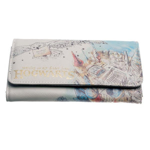 Planet Gates HOGWARTS WATERCOLOR WALLET WOMEN PURSE DFT-6028