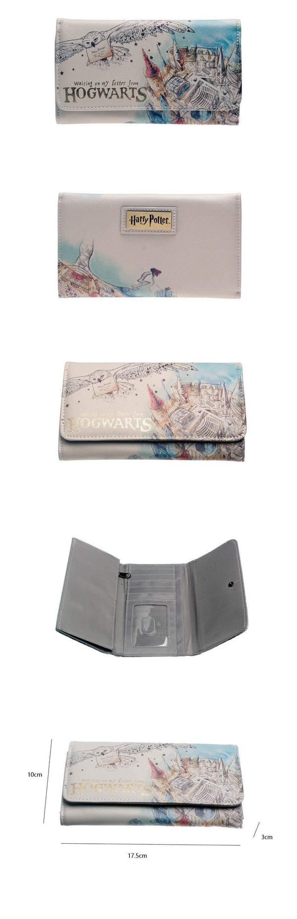 Planet Gates HOGWARTS WATERCOLOR WALLET WOMEN PURSE DFT-6028