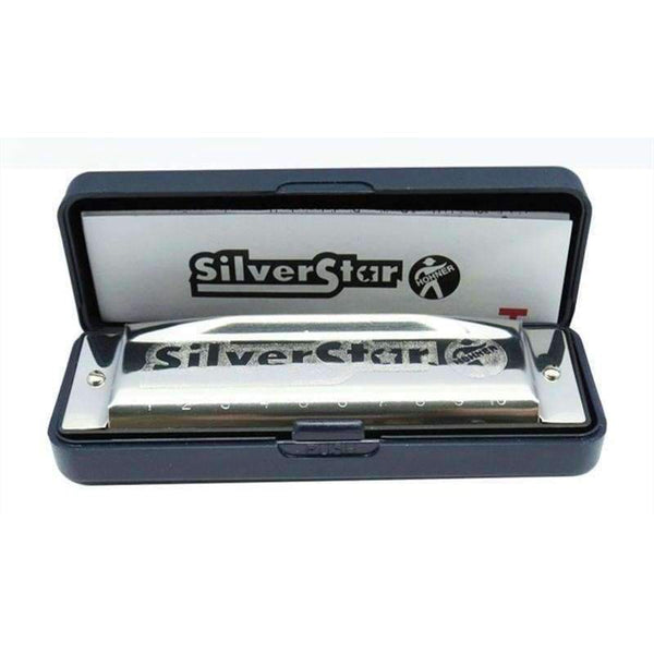 Planet Gates Hohner Harmonica Silver Star 10 Holes Gaita Diatonic key C Blues Jazz band mouth organ Instrumentos musicais harp