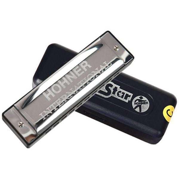 Planet Gates Hohner Harmonica Silver Star 10 Holes Gaita Diatonic key C Blues Jazz band mouth organ Instrumentos musicais harp