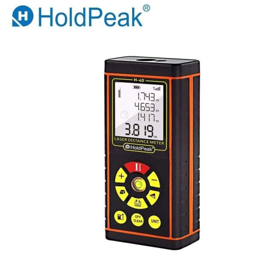 Planet Gates HoldPeak Rangefinder Roulette HP-40 40M Laser Distance Meter Digital Electronci Ruler Range finder Area Volume Tester