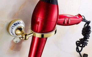 Planet Gates HOLER Bathroom Hardware Set Antique Gold&Crystal Bathroom Accessories Sets Bathroom Products FE1