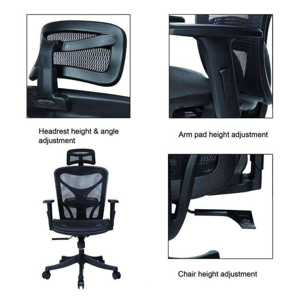 Planet Gates Homdox Offical Chair Adjustable High Mesh Executive Office Computer Desk Ergonomic Chair Lift Swivel Chair N25A