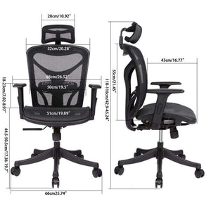 Planet Gates Homdox Offical Chair Adjustable High Mesh Executive Office Computer Desk Ergonomic Chair Lift Swivel Chair N25A