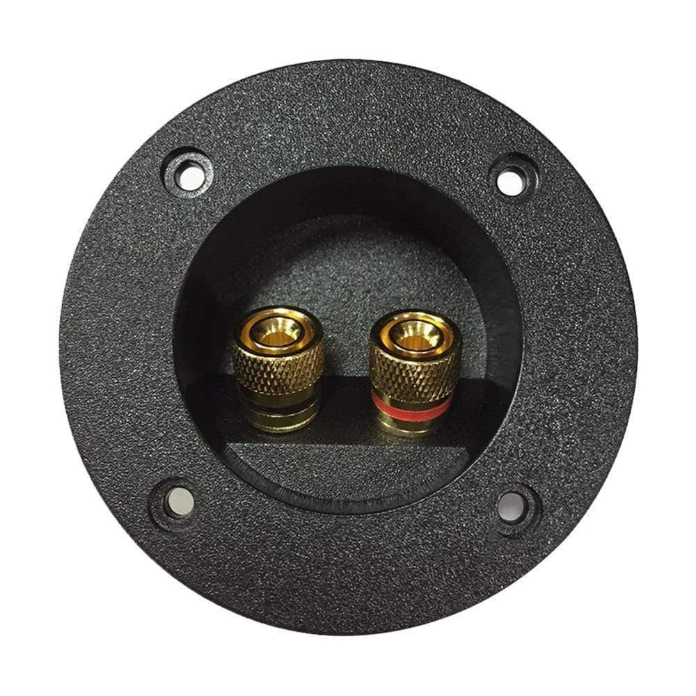 Home Car Terminal Block Accessories Cup Connector Binding Post Recessed Connector Speaker Junction Case DIY Round Plate Audio