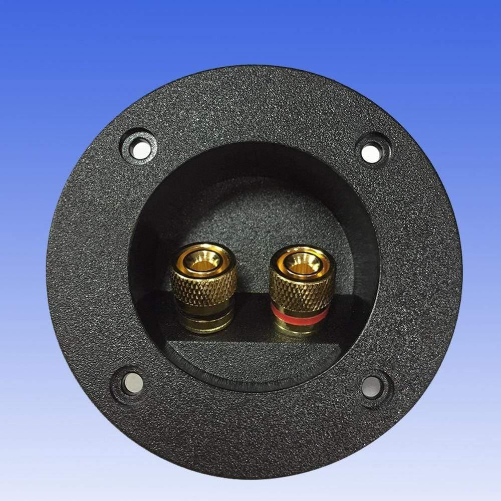 Home Car Terminal Block Accessories Cup Connector Binding Post Recessed Connector Speaker Junction Case DIY Round Plate Audio