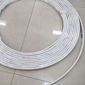 Home decoration nano silent curtain track soft curved rail balcony bay window double track curved track bead curtain track