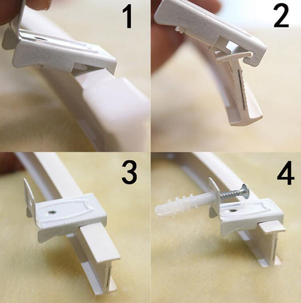 Home decoration nano silent curtain track soft curved rail balcony bay window double track curved track bead curtain track