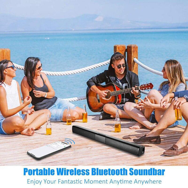 Planet Gates Home Theater HIFI Portable Wireless Bluetooth Speakers Column Stereo Bass Sound Bar FM Radio USB Subwoofer For Computer TV Phone