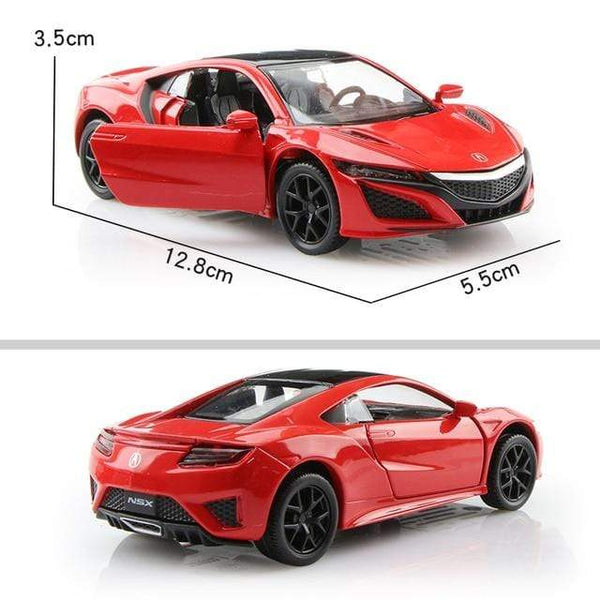 Planet Gates Honda Acura NSX Red 1:36 Alloy Car Honda Acura Chevrolet Dodge Golf RMZ city Diecasts Toy Vehicles Simulation Exquisite Model 5 Inch Children Gifts