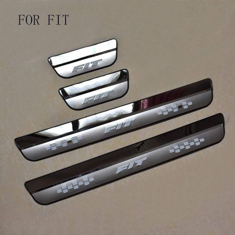 Planet Gates HONDA FIT fit 2014 2015 2016 2017  Door Sill Scuff Pedal Door Step Welcome Pedal Automobile Accessories