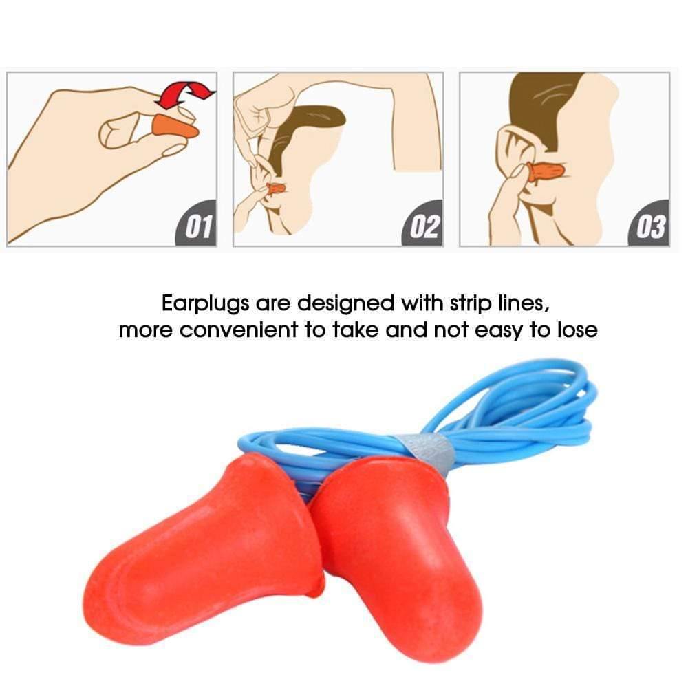 Honeywell 10 Pairs Ear Plugs High-quality Foam Anti Noise Ear Plugs Ear Protectors Soundproof Earplugs Workplace Safety Supplies (10 pairs for MAX-30)