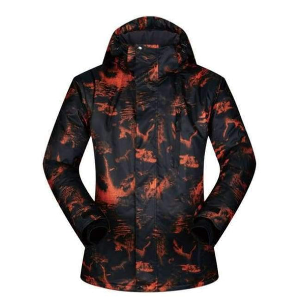 Planet Gates Hong Tu Ya / M Men Ski Jacket Winter  New Outdoor High Quality Windproof Waterproof Thicken Warm Snow Snowboard Ski Jacket Brands Hooded