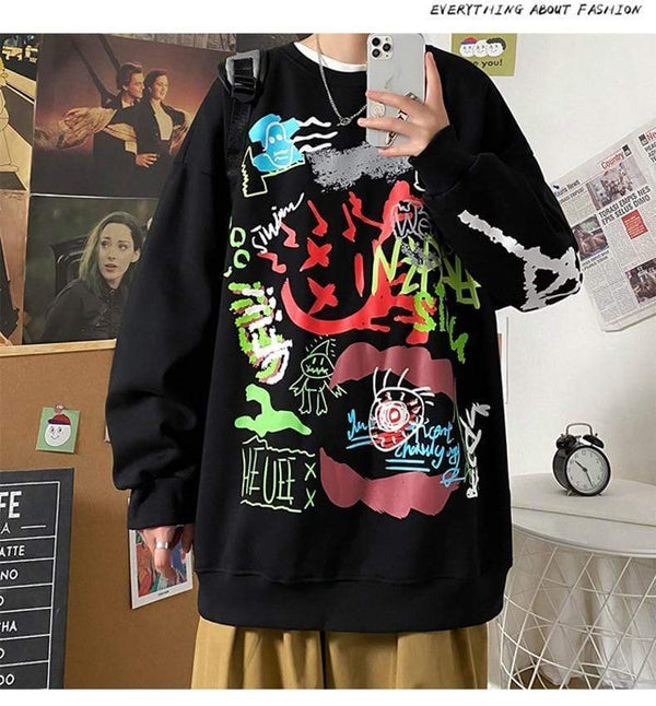 Planet Gates Hoodie Sweatshirt Mens Hip Hop Pullover Hoodies Streetwear Casual Fashion Clothes Colorblock Hoodie Cotton