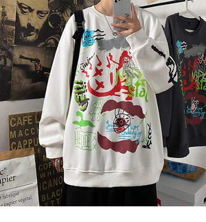 Planet Gates Hoodie Sweatshirt Mens Hip Hop Pullover Hoodies Streetwear Casual Fashion Clothes Colorblock Hoodie Cotton